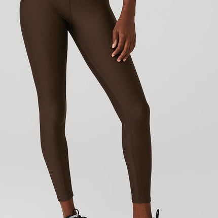 alo Women's Airlift High-Waist 7/8 Corset Legging - Espresso