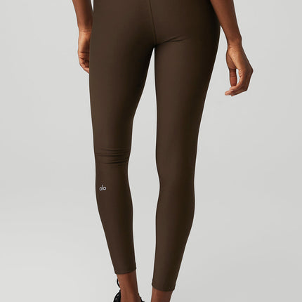 alo Women's Airlift High-Waist 7/8 Corset Legging - Espresso