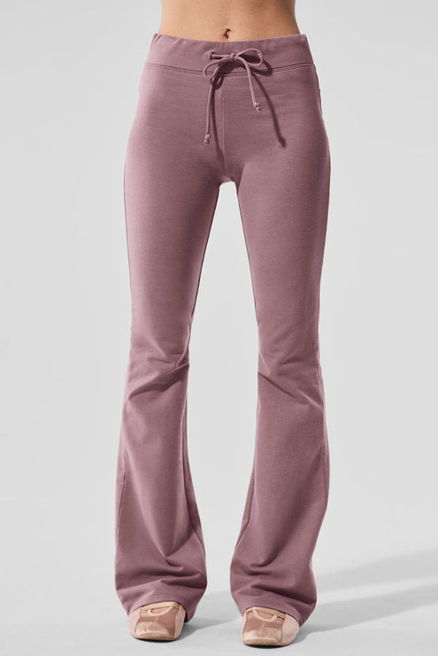 alo Women's Sway Bootcut Sweatpant - Smoky Quartz