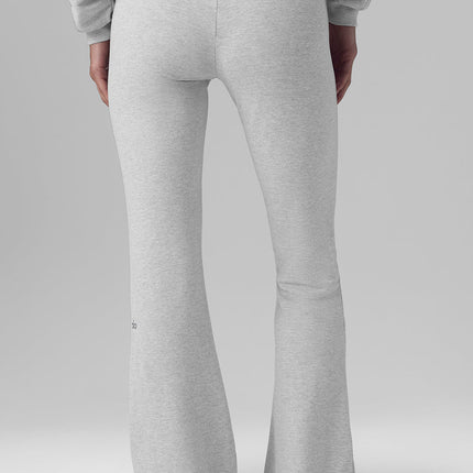 alo Women's Sway Bootcut Sweatpant - Athletic Heather Grey