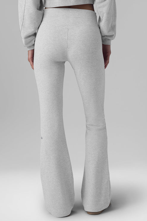 alo Women's Sway Bootcut Sweatpant - Athletic Heather Grey