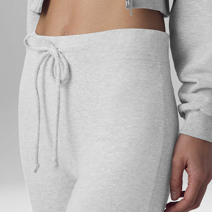 alo Women's Sway Bootcut Sweatpant - Athletic Heather Grey
