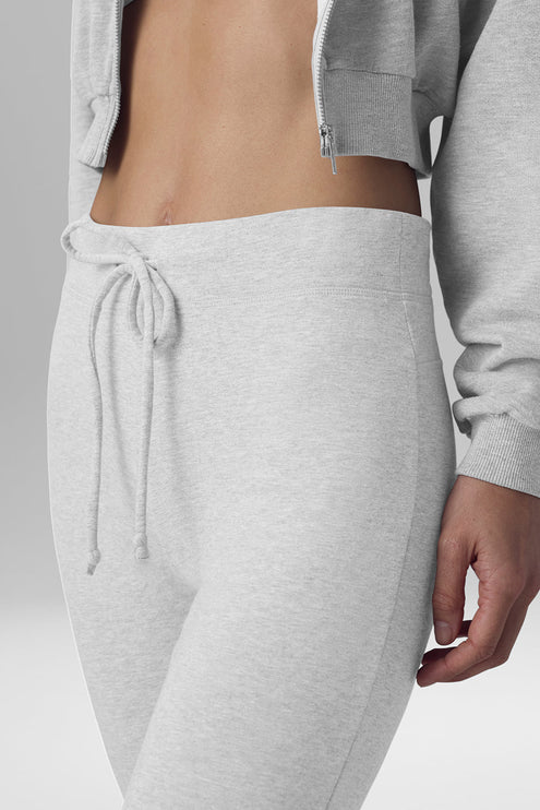 alo Women's Sway Bootcut Sweatpant - Athletic Heather Grey