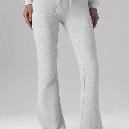 alo Women's Sway Bootcut Sweatpant - Athletic Heather Grey