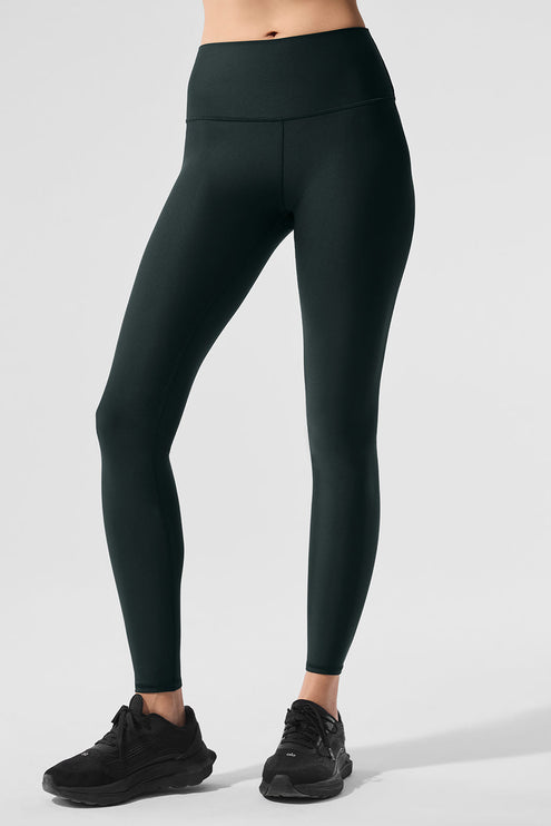 alo Women's High-Waist Airlift Legging - Charcoal Green