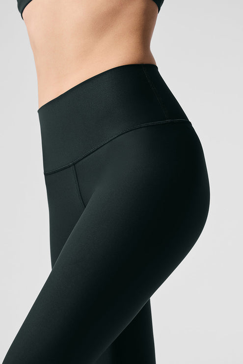 alo Women's High-Waist Airlift Legging - Charcoal Green