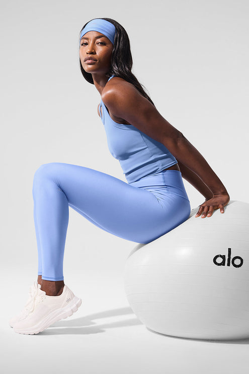 alo Women's High-Waist Airlift Legging - Crystal Clear Blue