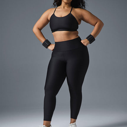 alo Women's 7/8 High-Waist Airlift Legging - Black