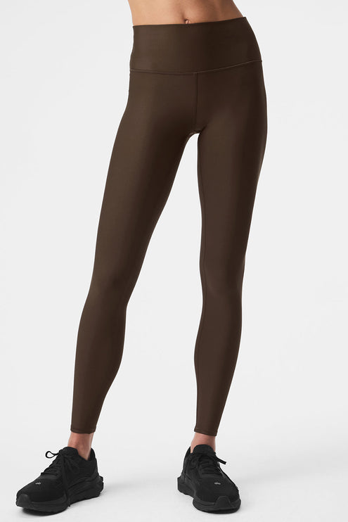 alo Women's 7/8 High-Waist Airlift Legging - Espresso