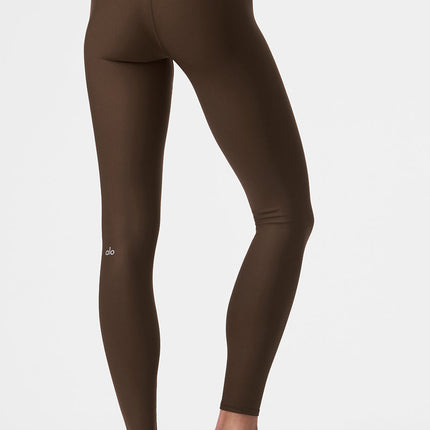 alo Women's 7/8 High-Waist Airlift Legging - Espresso