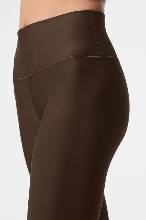 alo Women's 7/8 High-Waist Airlift Legging - Espresso