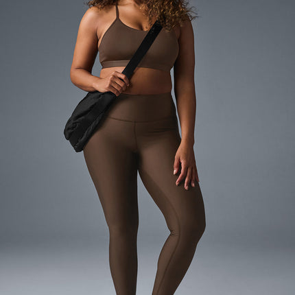 alo Women's High-Waist Airlift Legging - Espresso