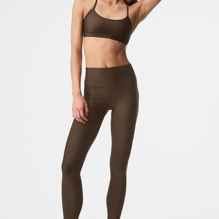 alo Women's 7/8 High-Waist Airlift Legging - Espresso