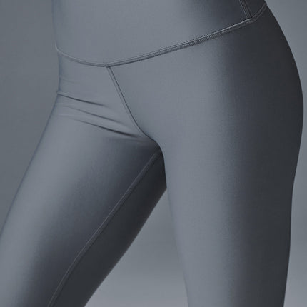 alo Women's 7/8 High-Waist Airlift Legging - Steel Grey