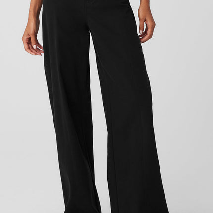 alo Women's High-Waist Risk Taker Trouser - Black