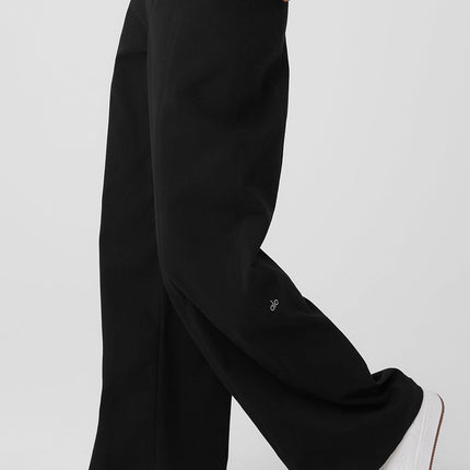 alo Women's High-Waist Risk Taker Trouser - Black