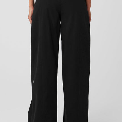 alo Women's High-Waist Risk Taker Trouser - Black