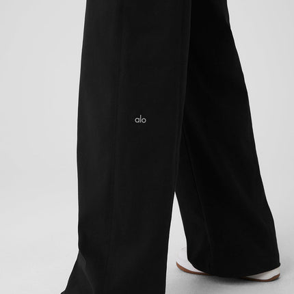 alo Women's High-Waist Risk Taker Trouser - Black