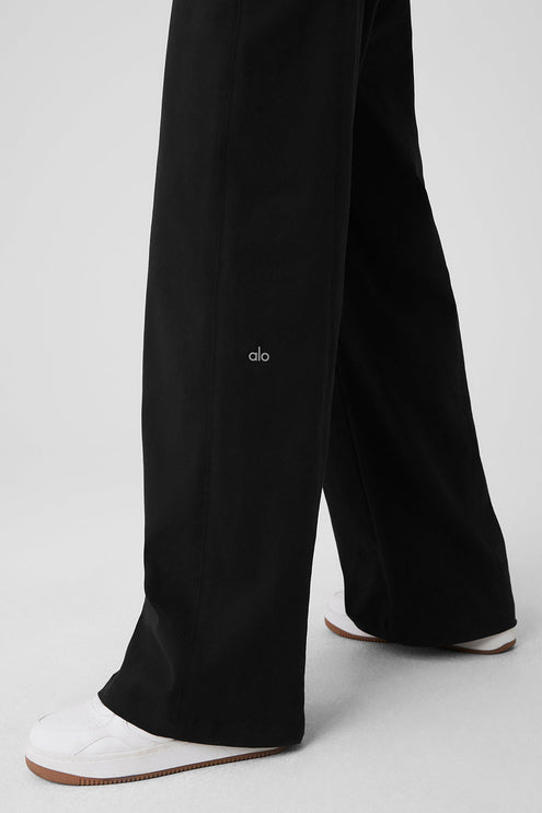 alo Women's High-Waist Risk Taker Trouser - Black