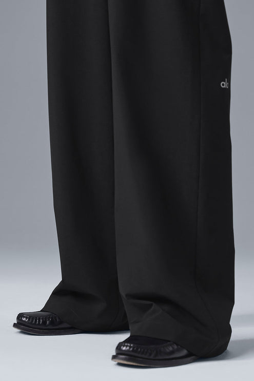 alo Women's High-Waist Pursuit Trouser (Long) - Black