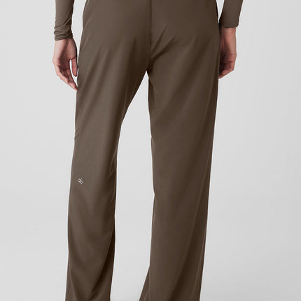 alo Women's High-Waist Pursuit Trouser - Olive Tree