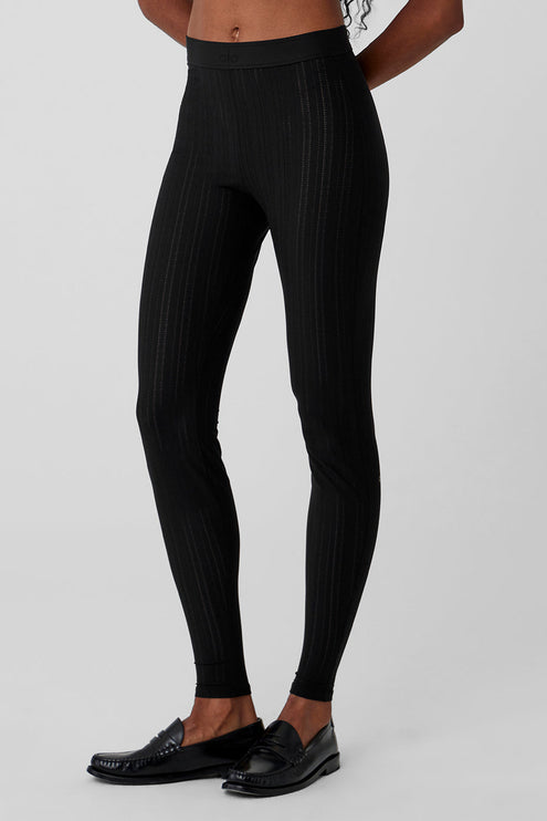 alo Women's High-Waist Euphoria Legging - Black