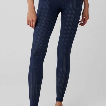 alo Women's High-Waist Euphoria Legging - Navy