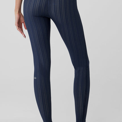 alo Women's High-Waist Euphoria Legging - Navy