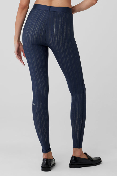 alo Women's High-Waist Euphoria Legging - Navy