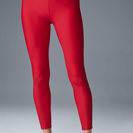 alo Women's Airlift Strength Extreme High-Waist 7/8 Legging - Bold Red