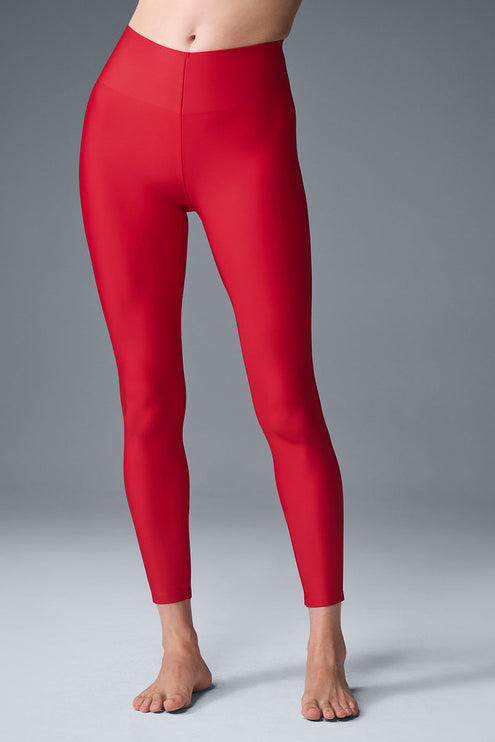alo Women's Airlift Strength Extreme High-Waist 7/8 Legging - Bold Red