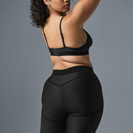 alo Women's Airlift Mesh Line Up High-Waist Legging - Black