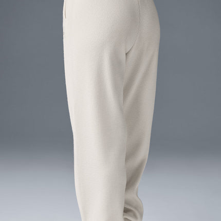 alo Women's Waffle Weekend Escape Jogger - Ivory