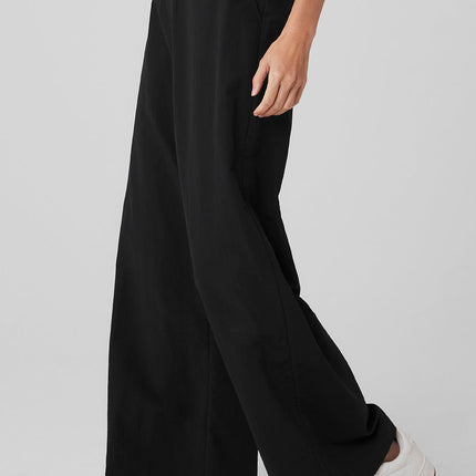 alo Women's High-Waist Street Smart Trouser - Black