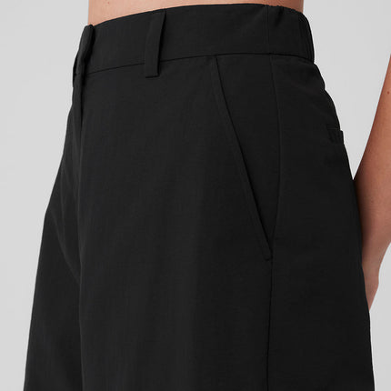 alo Women's High-Waist Street Smart Trouser - Black