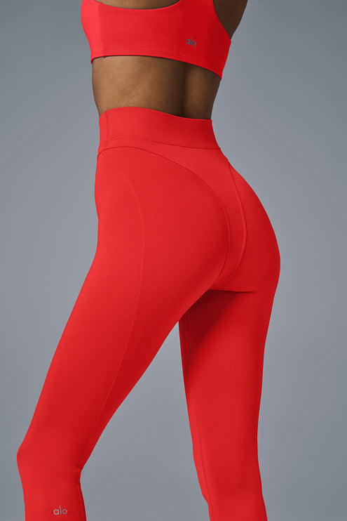 alo Women's Airlift Extreme High-Waist Emphasize Legging - Red Hot Summer