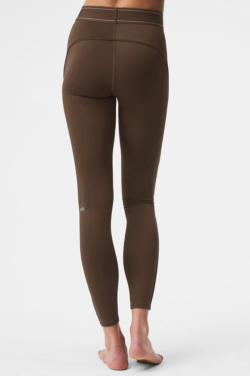 alo Women's Airlift High-Waist Suit Up Legging - Espresso