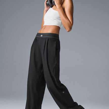 alo Women's Suit Up Trouser (Regular) - Black