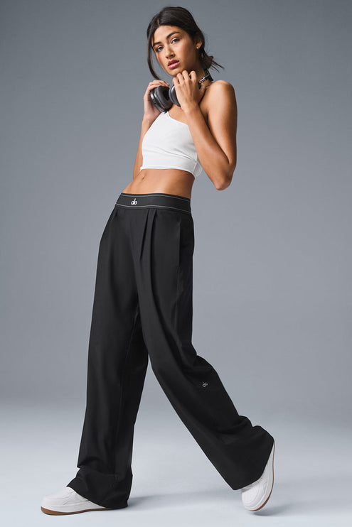 alo Women's Suit Up Trouser (Regular) - Black