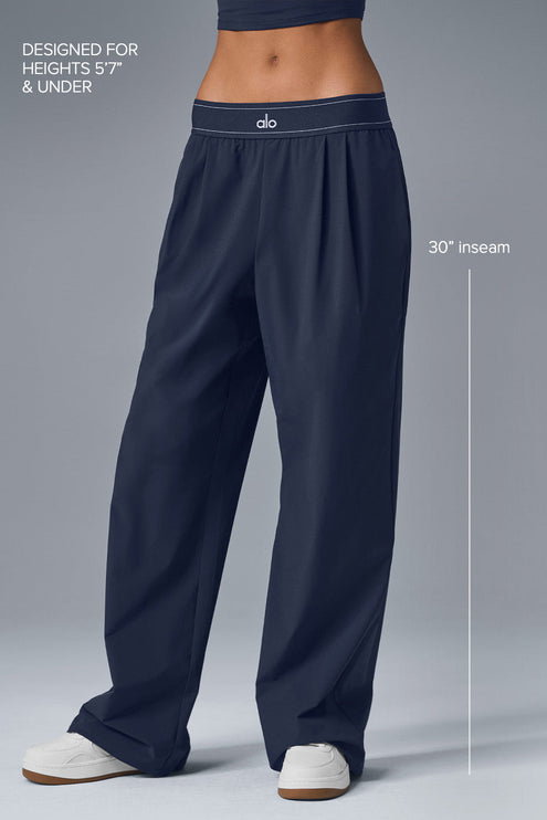 alo Women's Suit Up Trouser (Regular) - Navy