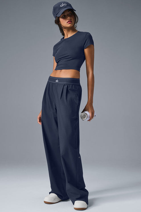 alo Women's Suit Up Trouser (Regular) - Navy