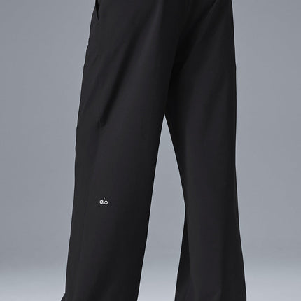 alo Women's High-Waist Pursuit Trouser (Regular) - Black