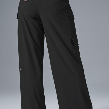 alo Women's Workwear Cargo Pant - Black