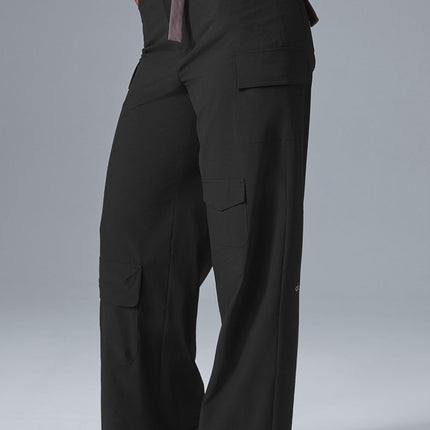 alo Women's Workwear Cargo Pant - Black