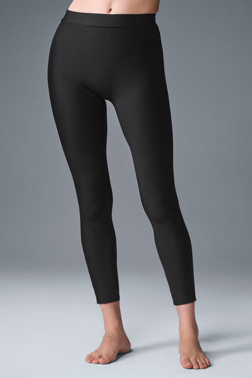 alo Women's Airlift High-Waist 7/8 Turn It Up Legging - Black