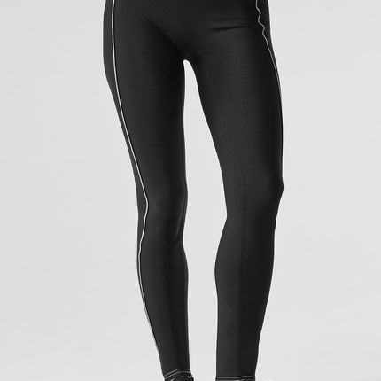 alo Women's Airlift High-Waist Redefine Legging - Black/White