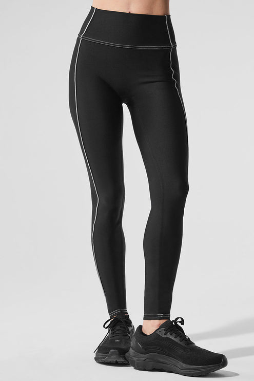 alo Women's Airlift High-Waist Redefine Legging - Black/White
