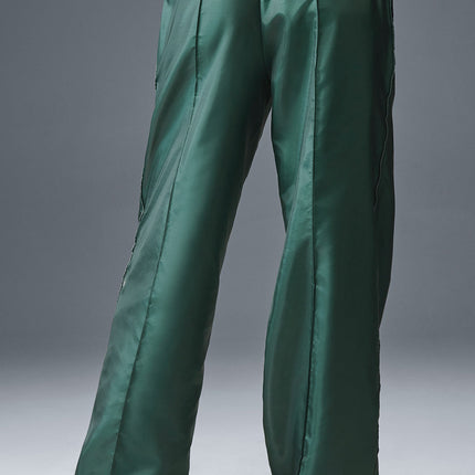 alo Women's Afterglow Wide Leg Track Pant - Winter Ivy