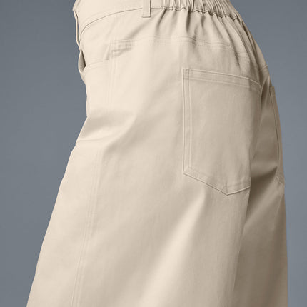 alo Women's Wanderlust Wide Leg Trouser - Oat Milk