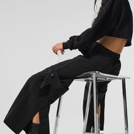 alo Women's High-Waist Voyager Trouser - Black